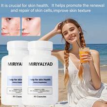 Miriyalyad CLEARSTEM - MINDBODYSKIN Hormonal Acne Supplement (5-HTP) - Natural DIM Supplement - Skin Care Vitamins - Hormone Balance, Antioxidants - Gluten Free, Cruelty Free - 30 Servings, 90 Capsules - 3 cái - Xem 2