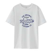 Imported Direct Printing Machine, Men's Short Sleeve T-Shirt Made Of Pure Long Fiber Pima Cotton, 50 Thread Count, With A Lightweight Luxury Finish. - 彩色 - 查看 12