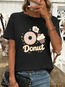 Women T-Shirts - Black - View 1
