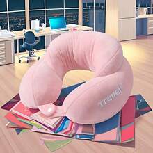 1pc Travel Pillow, U-Shaped Neck Pillow, Ultra-Lightweight Portable Headrest, Perfect For Airplane, Car, Home, Office, Sleep And Rest, Back To School Season - One Size Fits All - View 6