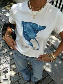 Women T-Shirts - White - View 2