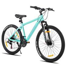 Hiland All-Terrain Mountain Bike (26/27.5 Inch) – Elegant MTB For Women & Men – 18-Speed Gears & V-Brakes – Attractive Colors - 綠色 - 查看 13