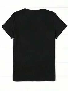 Women T-Shirts - Black - View 5