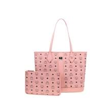 Mcm Visetos Collection Printed Women's Shoulder Bag - 柔粉紅MWPGSLR02PZ001 - 查看 12