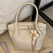 Handbag 2026 New Retro Fashion Messenger Bag Korean Version Of The Large-Capacity One-Shoulder Female Bag - Black - View 5