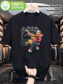 Men T-Shirts - Black - View 6