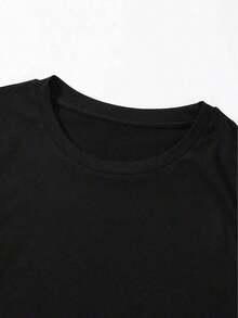 Camiseta Gráfica Vintage de Anime para Hombre - Camiseta Manga Corta Negra con Estampado de Arte Japonés, Corte Regular, Lavable a Máquina, Ropa Casual para Fanáticos del Anime, Ropa Artística, Camiseta de Arte Japonés, Ropa Casual de Calidad - Negro - Ver 3