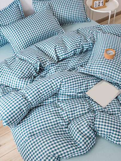 Bộ 3 món vỏ chăn in họa tiết chải lông polyester mới, phù hợp cho bộ đồ giường phòng ngủ