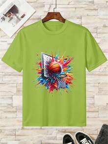 Shooting Cotton T-Shirt For Children - Green - View 6