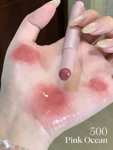 JOOCYEE Rouge à lèvres brillant 2.0 Version améliorée, 500 Non-Effaçable - 500 Océan rose - Voir 2