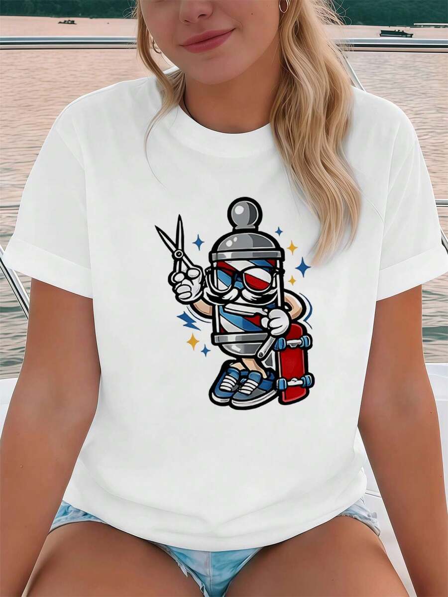 Women T-Shirts - White - View 1