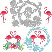 火紅金剛鳥金屬切割模具組－專業DIY剪貼簿模板、手工賀卡工具與節日手工裝飾套件 - DIY火烈鳥 - 查看 1