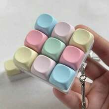 1 buah Gantungan Kunci Keycap Unik dan Menarik, Mainan Meja Taktil Berwarna-warni, Pereda Stres dan Kecemasan, Dekorasi Kantor yang Menyenangkan dan Ide Hadiah Unik - warna - View 5