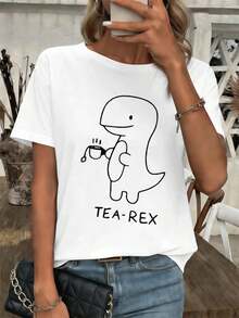 Women T-Shirts - White - View 1
