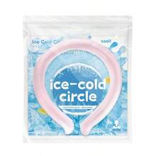 Reusable Neck Cooling Tube Wrap, 1 Pack Blue/Pink Wearable Neck Ice Cooler Strap, Portable Breathable Cold Water Neck Band For Summer Heat Relief, Fever & Hot Flashes Cooling Device - 1 - View 2