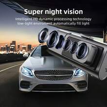 1件 1080P 黑色行車記錄器，配備 150mAh 鋰電池、2.0 吋 IPS 螢幕、紅外線夜視、G-Sensor、循環錄影、停車監控、動態偵測，汽車 DVR，安裝簡單，按鈕控制，時尚車用配件，耐用構造，適用於大多數車型，理想的新車禮物 - A22-0 - 查看 5