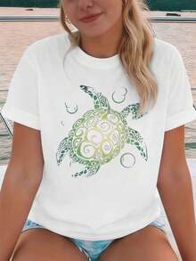 Women T-Shirts - White - View 1