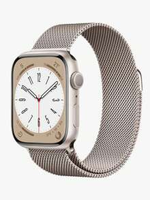 1 Dây đeo Milanese bằng kim loại, tương thích với Apple Watch mặt số 38mm, 40mm, 41mm, 42mm, 44mm, 45mm, 46mm, 49mm, Unisex, Dây đeo lưới bằng thép không gỉ có nam châm điều chỉnh được, tương thích với Apple Watch Series Ultra, 10, 9, 8, 7, 6, 5, 4, 3, 2, 1, SE - Màu be - Xem 2