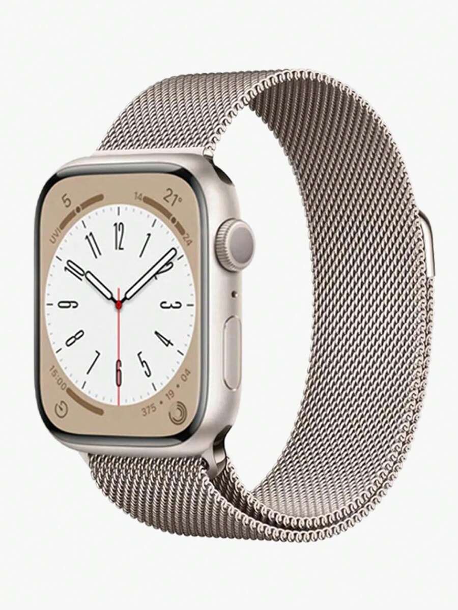 1 Dây đeo Milanese bằng kim loại, tương thích với Apple Watch mặt số 38mm, 40mm, 41mm, 42mm, 44mm, 45mm, 46mm, 49mm, Unisex, Dây đeo lưới bằng thép không gỉ có nam châm điều chỉnh được, tương thích với Apple Watch Series Ultra, 10, 9, 8, 7, 6, 5, 4, 3, 2, 1, SE