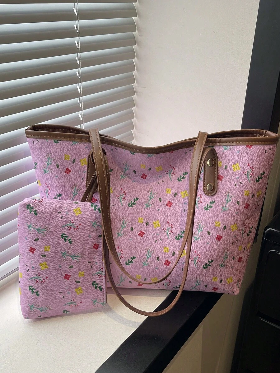 Women's Large Capacity Tote Bag Student Work Commuter Shoulder Handbag