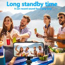 Wireless Clip-On Microphone, Compatible With IPhone And Type-C Interface, 2.4G Ultra-Low Latency Noise Reduction Chip, Suitable For Live Streaming, Interviews, Song Recording, Video Podcasts And Content Creators, 50mAh Rechargeable Battery - View 10