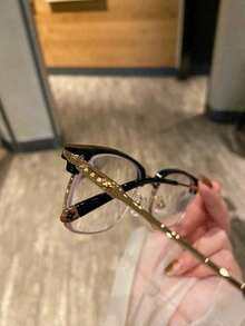Luxurious And Elegant  Reinstallation Manufacturing  Court Style Blue Light Glasses BACG - 烏亮 - 查看 9