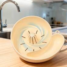 Automatic Rotating Basket For Washing Vegetables And Fruits, Reusable Kitchen Tool For Cleaning And Filtering, For Removing Stains. - Pink - View 4