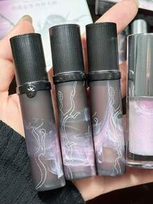 GIRLCULT 1pc Unreal Lip Gloss J825 Midnight Story 3.5ml, Jelly Texture Mirror Lip Gloss, High Gloss Glass Lip Effect, 30s Quick Dry Non-Transfer, Long-Lasting Moisturizing Lipstick, Plumping Smoothing Lip Lines, Non-Sticky Lightweight Formula, Cruelty-Free Pure Plant Oil Formula, Suitable For All Skin Tones Daily Use, Fade-Resistant, Non-Stick Cup, Moisturizing, Suitable For Beginners, Gift - J825 Midnight Tale - View 10