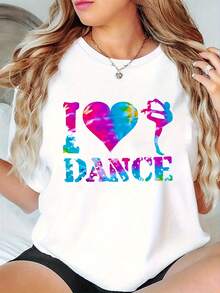 Women's T-Shirt For Spring And Summer - 白色 - 查看 7