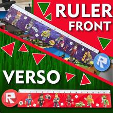Roblox 1pc 20x3cm Plastic Ruler Cartoon Game Measuring Tool, Suitable For School, Office, Room Decoration, Party Favor, Cute Gift - Roblo Boy Ruler - View 5