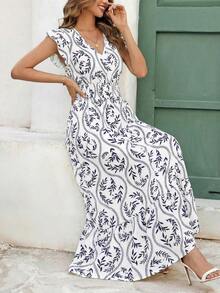 Women Midi Dresses - White - View 4