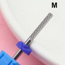 Easy Nail 1pc Flat Top Tungsten Carbide Nail Drill Bit, Sharp Durable Professional Nail Drill Head For Nail Art, 2.35mm Shank - Multicolor - View 9
