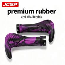 JCSP Ergonomic Shock-Absorbing Non-Slip Rubber Bicycle Handlebar Grips, Suitable For Mountain Bikes, Road Bikes, Folding Bikes - Multicolor - View 6