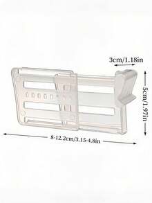 1/4/8/12-Piece Refrigerator Door Shelf Dividers,Adjustable Width Separators,Kitchen Storage Management Solution,Optimize Fridge Compartments & Maximize Space Utilization,Sectional Organization,Designed For Refrigerator Side Shelves,Home Kitchens - Multicolor - View 8