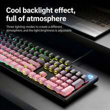 HP K500 Membrane Mechanical Keyboard With 104 Backlit Keyboard, Suitable For Both Gaming And Office Use, Splash-Proof, Quiet Membrane - View 1