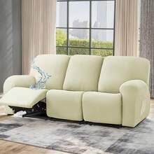 4pcs Stretch Recliner Sofa Covers, 1/2/3 Seater Slouchy Sofa Slipcovers, Elastic Recliner Couch Covers, Single Seat Recliner Sofa Covers, Elastic Sofa Covers - Multicolor - View 16