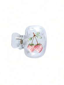 Strawberry Pattern Toothbrush Holder, Fun Fruit Theme, Cute Design, Adorable Toothbrush Holder Travel Container, Travel And Home Storage Organizer With Transparent Lid, Compact Portable Design For Easy Carrying, Protects Toothbrush Head, Dual Drainage And Ventilation Function, Suitable For Home, Dorm And Travel Use|Cute Toothbrush Head Storage Organizer, Perfect For Bathroom Storage, Suitable For Home And Dorm Use, Fun Design Toothpaste And Toothbrush Combination, Perfect For Carrying Around, Easy To Carry - Multicolor - View 12