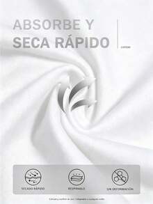Nueva camiseta de cuello redondo antipelusas con parte superior lisa, camiseta estampada de color liso, tela de malla para mayor comodidad, camiseta de talla grande con tacto suave, camiseta casual y flexible, camiseta única de cuello redondo con tejido de punto liso - Blanco - Ver 5