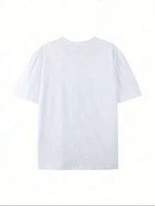 Camiseta Casual de Cuello Redondo para Hombre con Alas de Ángel y Estampado Gráfico B - Camiseta de Verano Transpirable, Ajuste Regular, Ligera y Cómoda para Actividades al Aire Libre, Camiseta de Exterior Ropa Casual de Moda Ajuste Cómodo - Negro - Ver 2