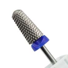 Easy Nail 1件锥形圆形硬质合金美甲钻头铣刀，适用于修甲、美足、指甲配件工具和电动美甲钻 - 彩色 - 查看 8