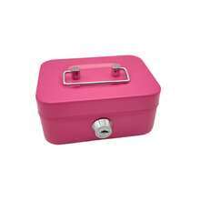 Caja de Almacenamiento de Monedas - Diseño Antirrobo con Cerradura de Metal - Caja de Dinero Portátil, Adecuada para el Hogar, la Oficina y los Viajes - Para Almacenar Llaves, Efectivo y Objetos de Valor, Resistente y Confiable. Caja de Ahorro de Dinero Creativa de Mano con Almacenamiento de Llaves y Caja de Monedas. Almacenamiento & Organización. - Multicolor - Ver 13