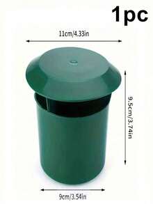 5 piezas Trampas duraderas para caracoles y babosas - Jaulas de plástico para verduras y flores, control de plagas, tamaño 10x11cm, sin necesidad de energía o batería, capturador de caracoles de jardín, trampa de caracoles de plástico, trampa de insectos tipo jaula de caracoles, suministros de jardín tipo casa de caracoles, capturador de caracoles, decoración del hogar, decoración del jardín, herramientas de jardinería, herramientas de protección de jardinería, regalo para ella, regalo para él, regalo del Día de la Madre, regalo del Día del Padre, regalo para los abuelos - multicolor - Ver 15