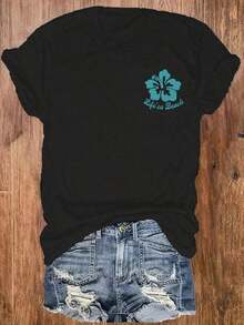Women T-Shirts - Black - View 4
