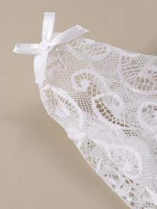 3pcs/Set Women's Low Waist Lace Sexy Thong Panties - Multicolor - View 7