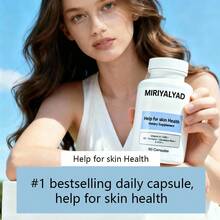 Miriyalyad CLEARSTEM - MINDBODYSKIN Hormonal Acne Supplement (5-HTP) - Natural DIM Supplement - Skin Care Vitamins - Hormone Balance, Antioxidants - Gluten Free, Cruelty Free - 30 Servings, 90 Capsules - 3 cái - Xem 5