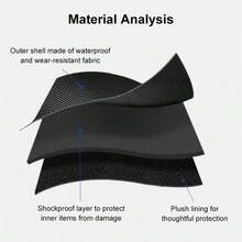 Túi đeo chéo mini PULUZ cho Osmo Pocket 3, túi đựng vải Oxford di động (màu đen) - Xem 2
