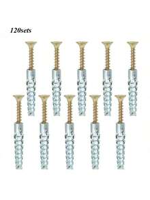 Metal Screw Expansion Anchor Kit - Self-Drilling Plugs, Includes Durable Concrete Wall Anchors, Heavy-Duty Fasteners And Bolt Sets, Secure Installation, Versatile For DIY And Professional Construction, Wholesale Supply - Multicolor - View 18