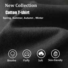 Men's Crew Neck Sports T-Shirt With Cross And Praying Hand Design, 95% Spandex, Micro-Elastic Fabric, Short Sleeves, Black For Gym And Fitness PXFY TVML - 白色 - 查看 6