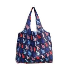 Large Capacity Foldable Shopping Bag, Foldable Bag, Creative Portable Printed Tote Storage Bag - Multicolor - View 14