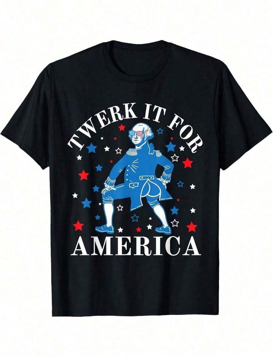 Move It For America Fun And Patriotic 4th Of July T-Shirt For Adults - 2 - 查看 1